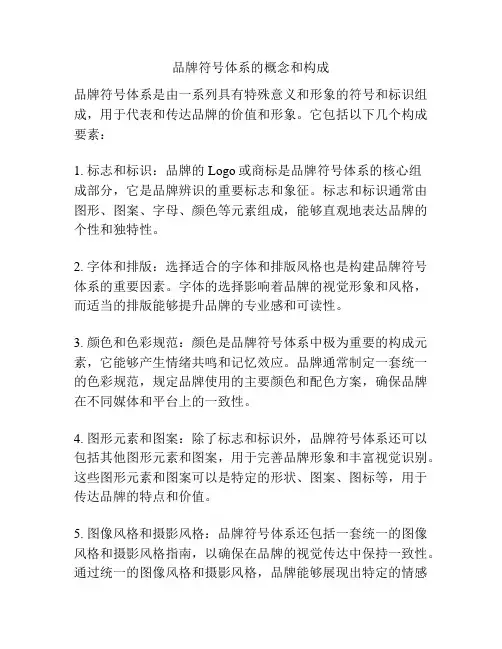 品牌符号体系的概念和构成