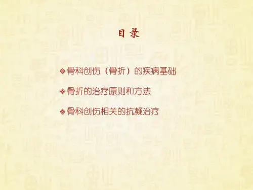 创伤骨科基础知识ppt课件