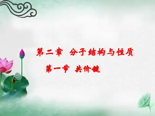 高中化学 选修三 第二章 第一节《共价键》课件 新人教版