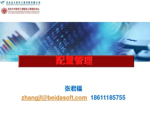 软件工程配置管理