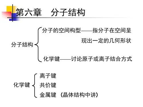 无机化学第六章 分子结构