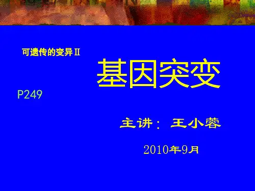 基因突变
