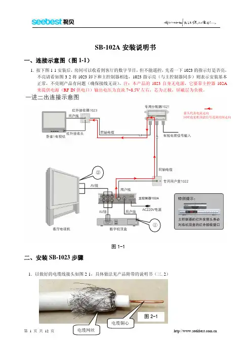 视贝SB-102A说明书