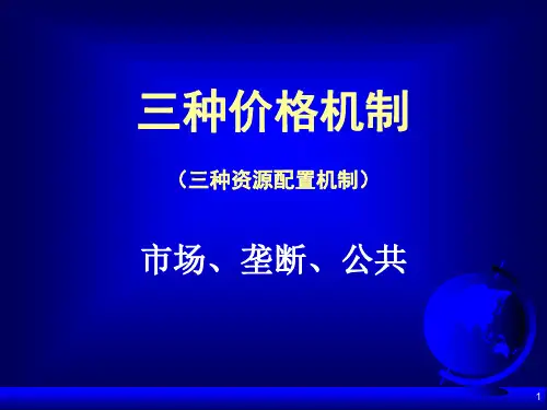 三种定价机制课件