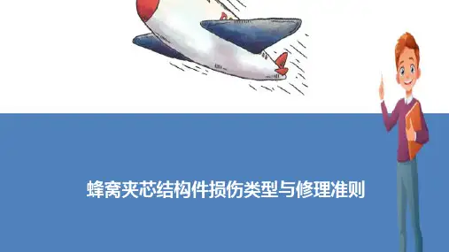 飞机复合材料蜂窝板修理—蜂窝夹芯结构件损伤类型与修理准则