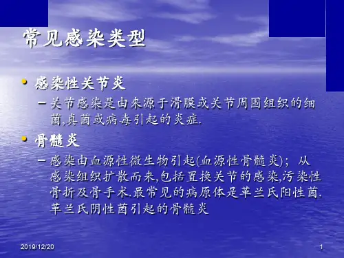 常见骨科感染的处理