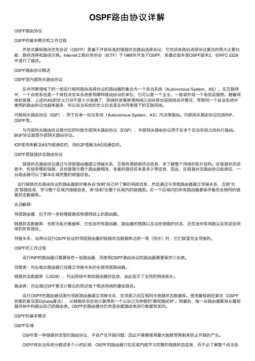 OSPF路由协议详解