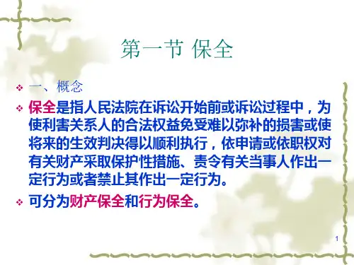诉讼保障制度