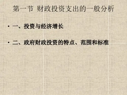 投资性支出