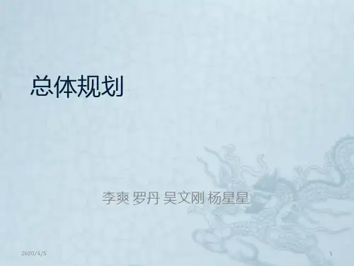 镇规划 PPT课件