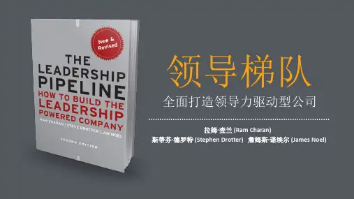 拉姆·查兰《领导梯队：全面打造领导力驱动型公司》导读