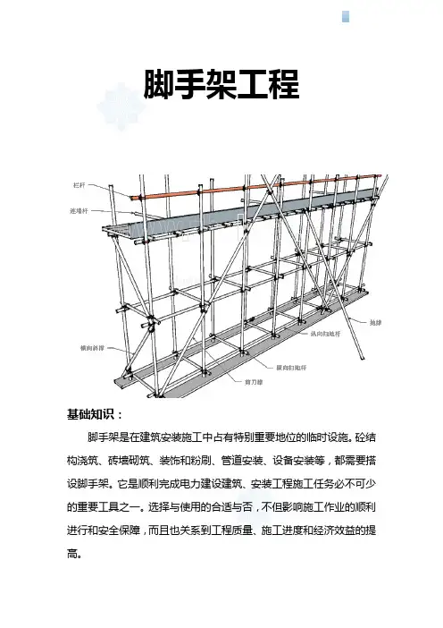 脚手架三维立体图与施工工艺详解(图文并茂)_secret