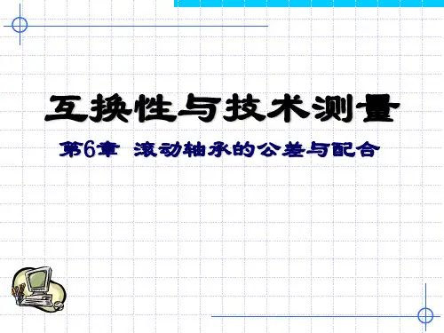 滚动轴承的公差与配合