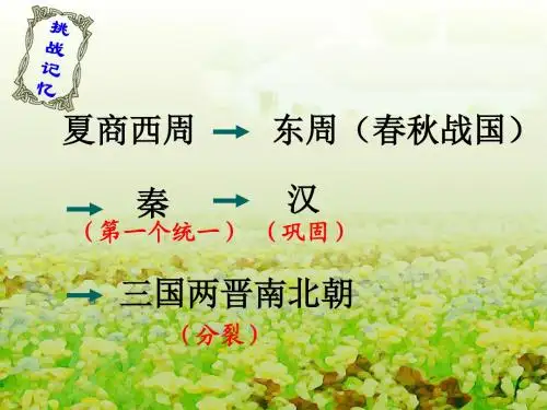 1《统一国家的重建》课件