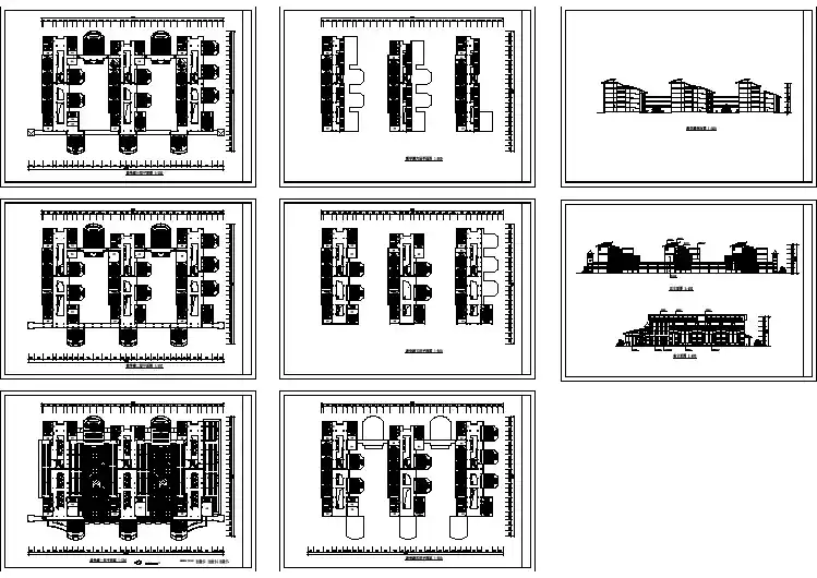 比较详细的教学楼建筑设计方案图（共8张）
