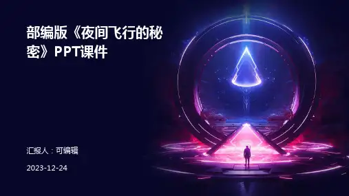 部编版《夜间飞行的秘密》(完美版)PPT课件