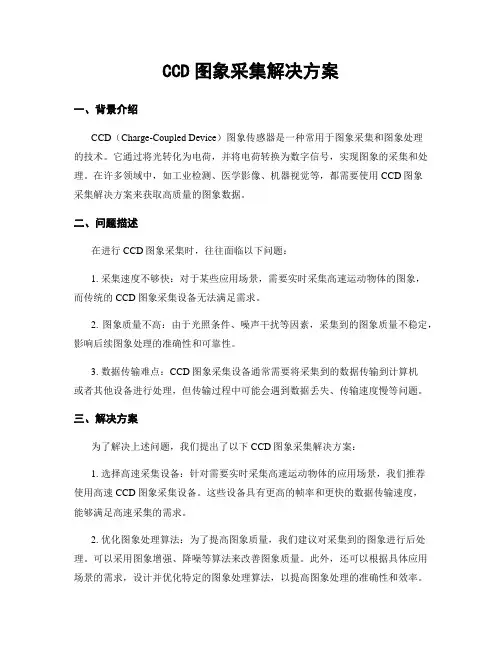 CCD图像采集解决方案