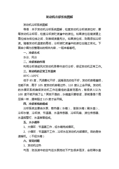 发动机冷却系统图解