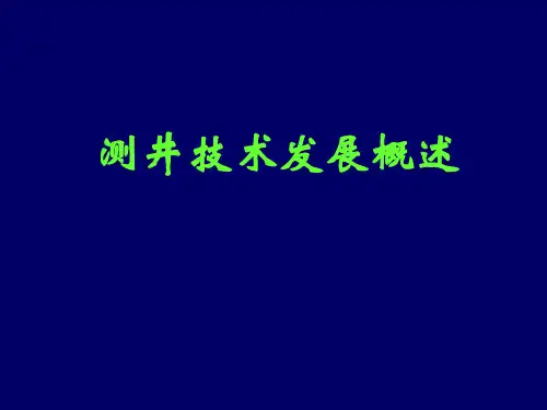 测井技术发展概述(PPT 28张)