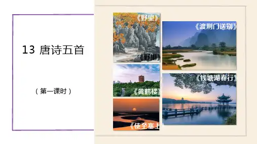 第13课《唐诗五首》课件(共25张PPT)2022—2023学年部编版语文八年级上册