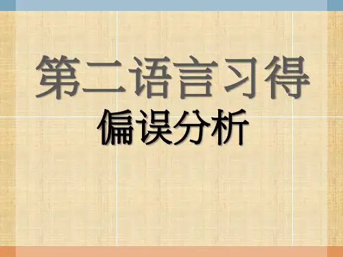 偏误分析