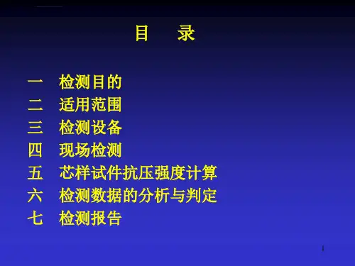 桩基础钻芯法技术培训教材ppt课件