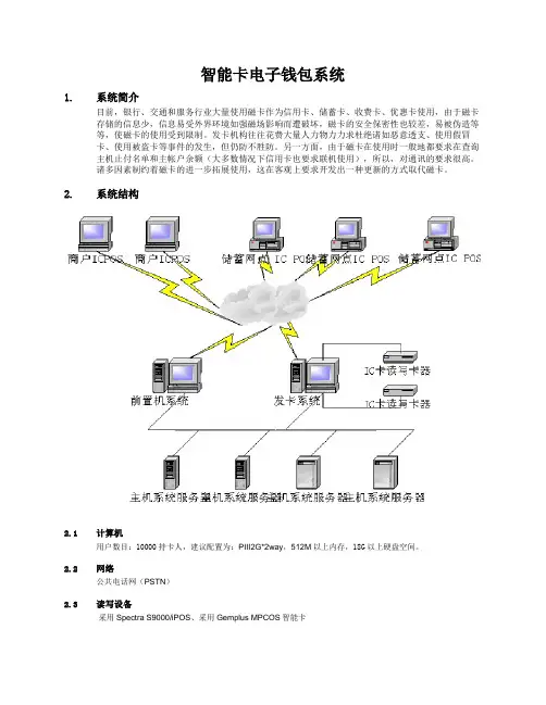 智能卡电子钱包系统