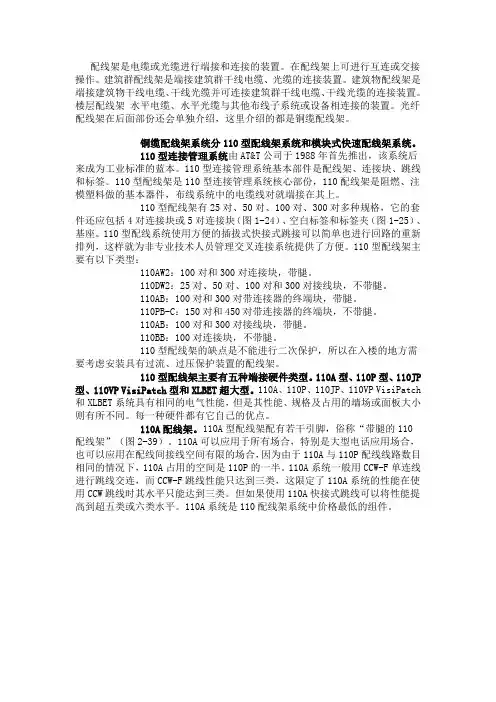 110配线架