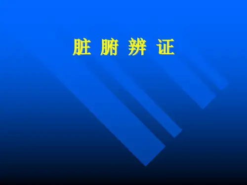中医-脏腑辨证PPT