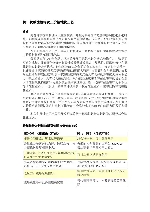碱性镀锌