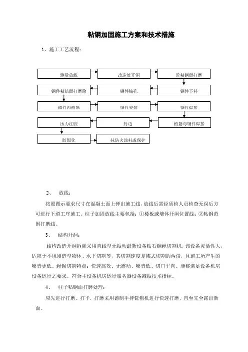 粘钢加固施工方案和技术措施