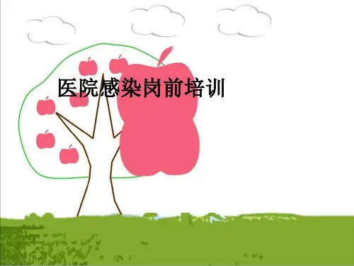 医院感染岗前培训ppt课件
