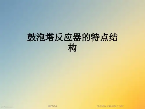 鼓泡塔反应器的特点结构