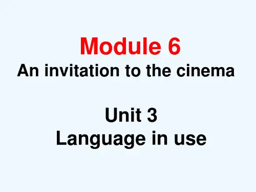 七年级英语上册-Module-6-Unit-3《Language-in-use》课件-外研版