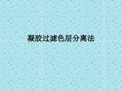 凝胶分离法