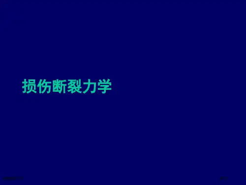 损伤断裂力学