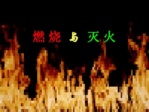 燃烧和灭火