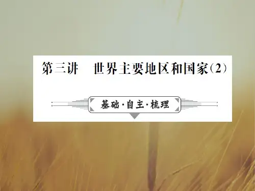 2020年高考地理一轮复习课件-第十七章 世界地理 17-3 