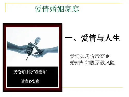 思想道德修养与法律基础-爱情婚姻家庭