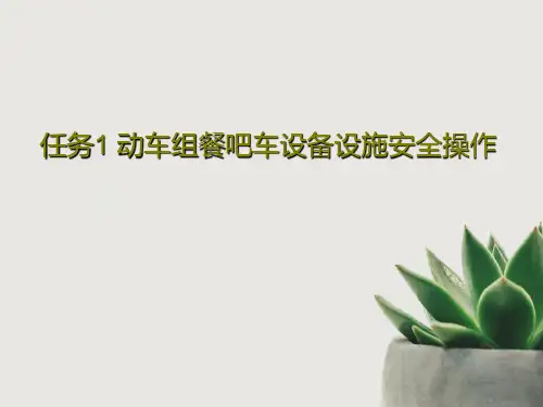任务1 动车组餐吧车设备设施安全操作共53页文档