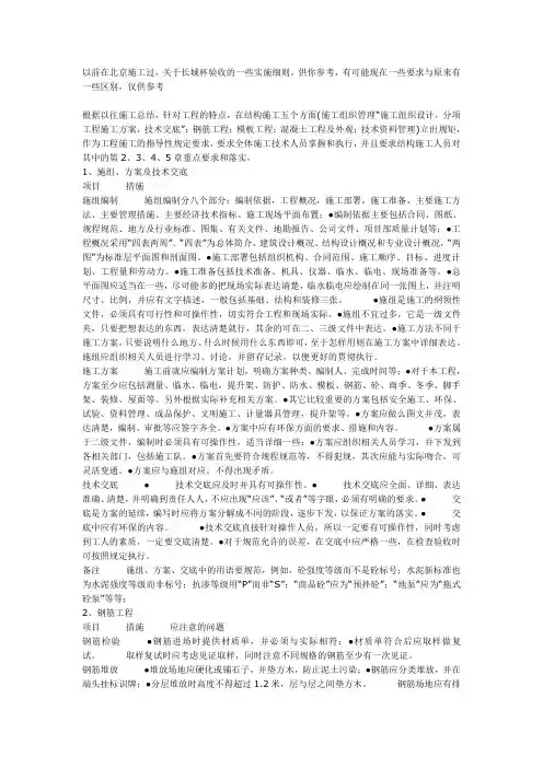 长城杯验收一般要求