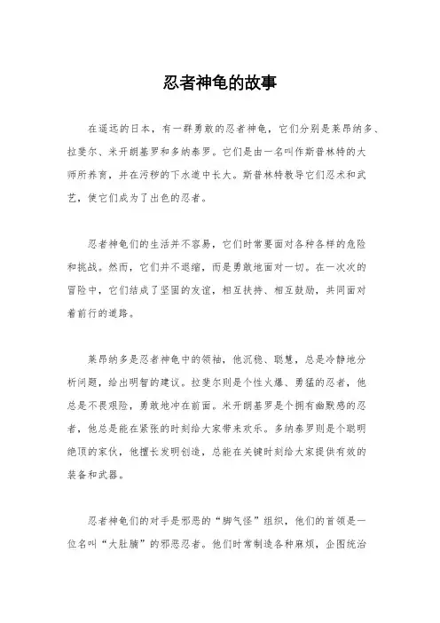 忍者神龟的故事