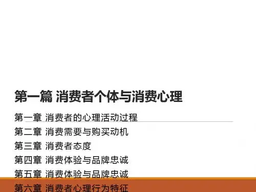 消费心理学一PPT课件