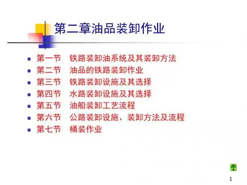 第二章 油品装卸作业解读