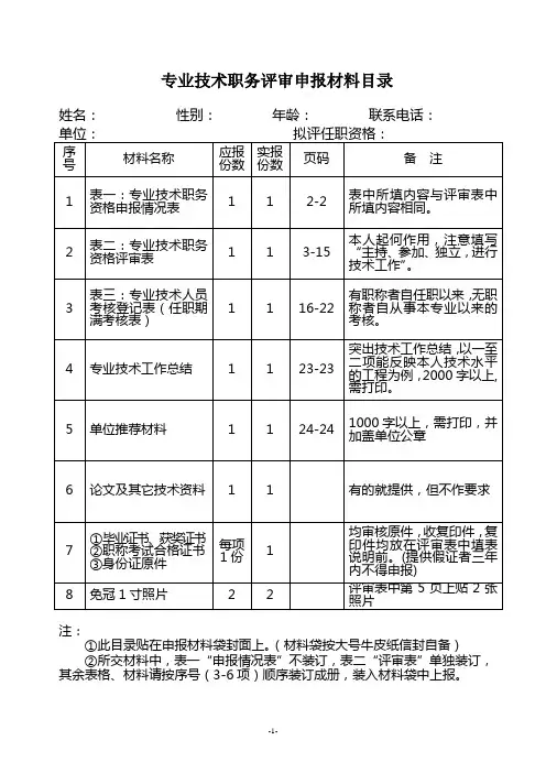 成都初中级职称表格