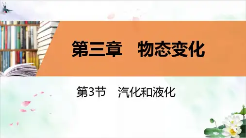 人教版八级上册物理第三章物态变化1