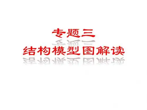 高三生物复习专题之图表信息专题解读专题三  结构模型解读