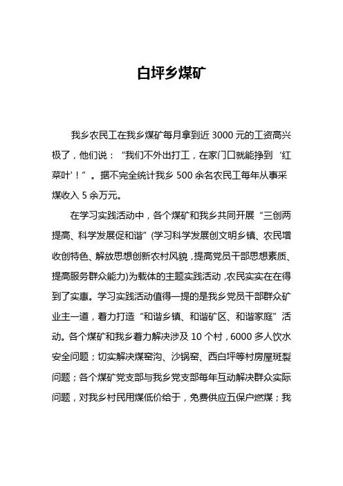 白坪乡煤矿