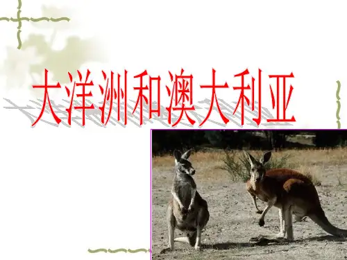 世界地理复习10大洋洲与澳大利亚
