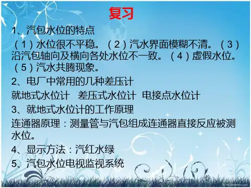 液位测量差压式液位计